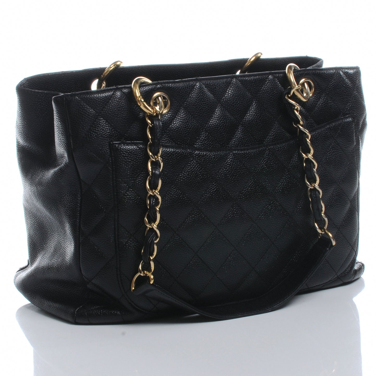 Caviar Grand Shopping Tote GST Black