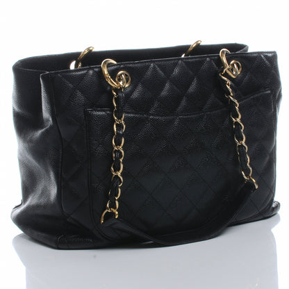 Chanel Caviar Grand Shopping Tote GST Black 3 of 7