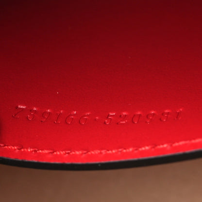 Gucci Calfskin Matelasse Chevron GG Marmont Sling Shoulder Bag Rosso 7 of 10