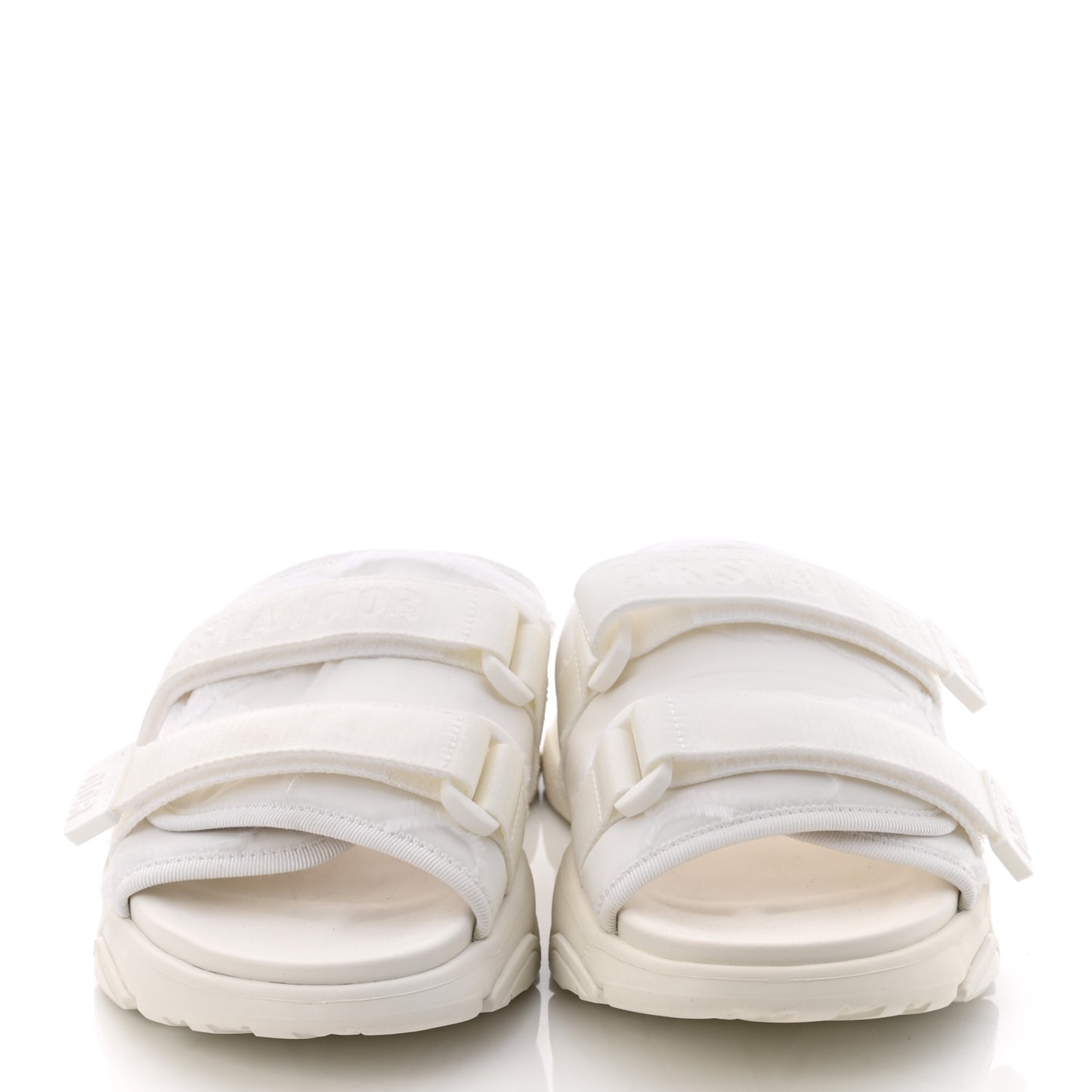 Technical Fabric D-Wander Slide Sandals 39 White
