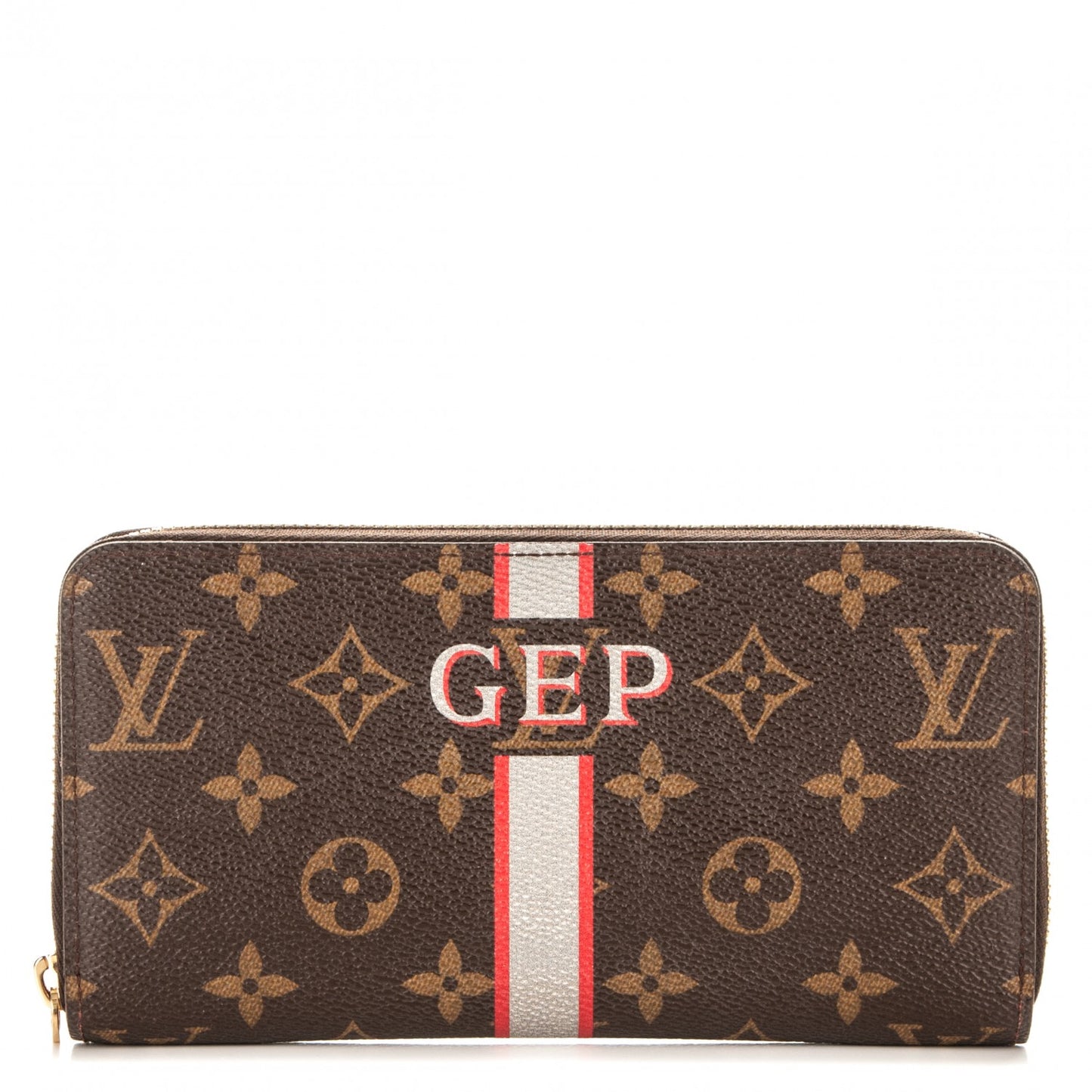 Monogram My LV Heritage Zippy Wallet Gris Rouge
