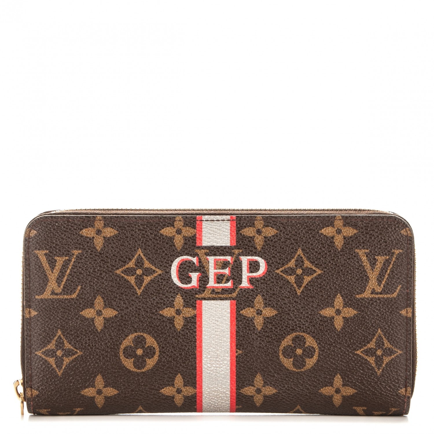 Louis Vuitton Monogram My LV Heritage Zippy Wallet Gris Rouge 1 of 7
