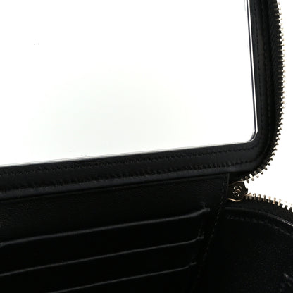 Chanel Lambskin Quilted Small Top Handle Vanity Case With Chain Black 11 of 11