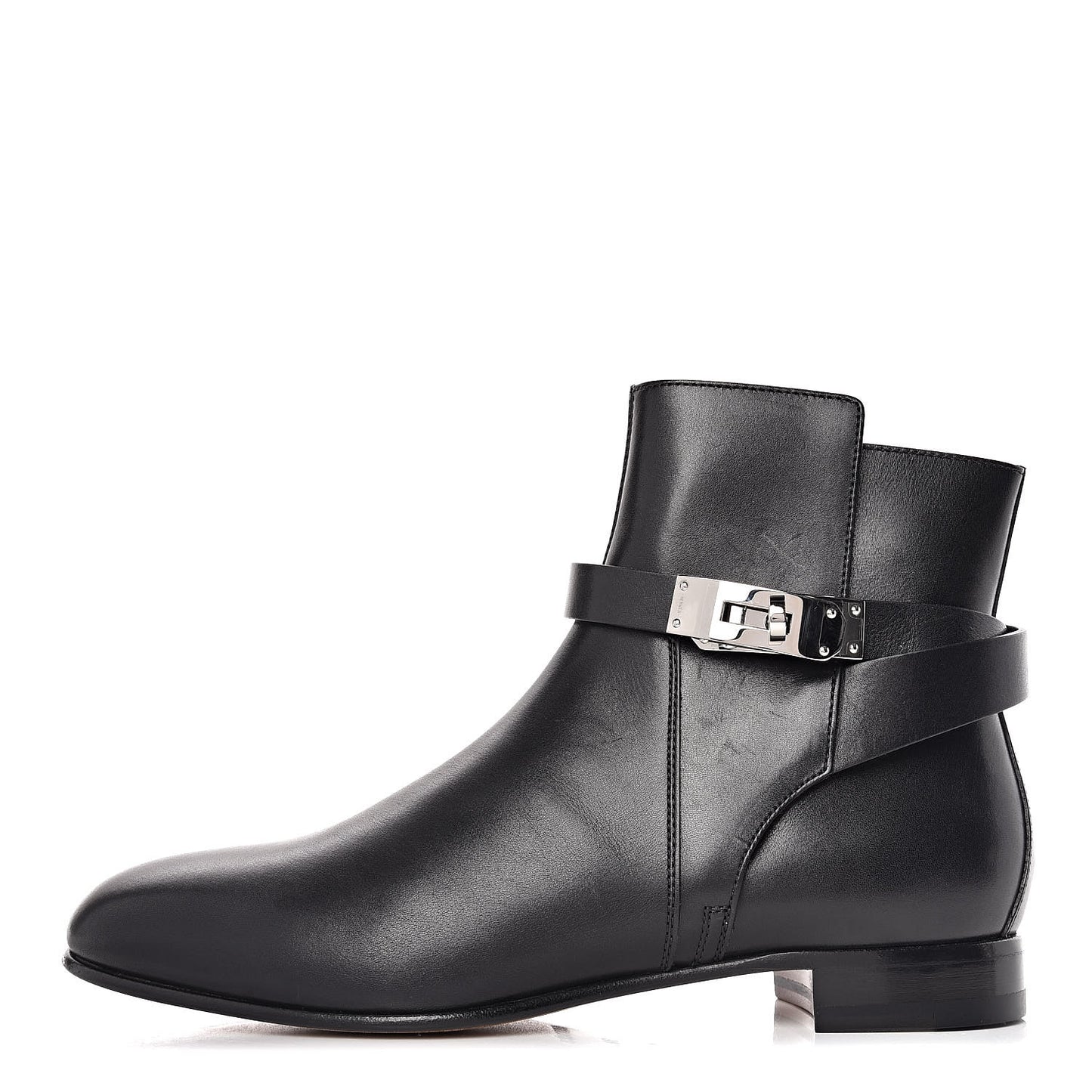Calfskin Neo Low Boots 38 Black