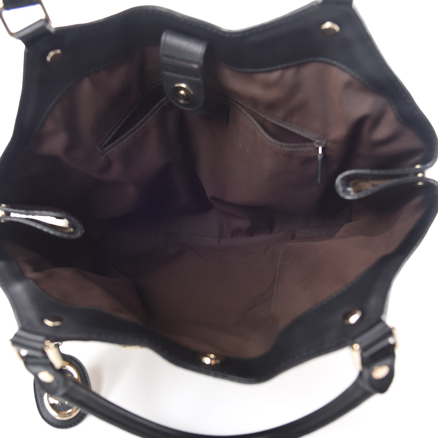 Gucci Monogram Large Sukey Tote Beige Ebony Black 7 of 9