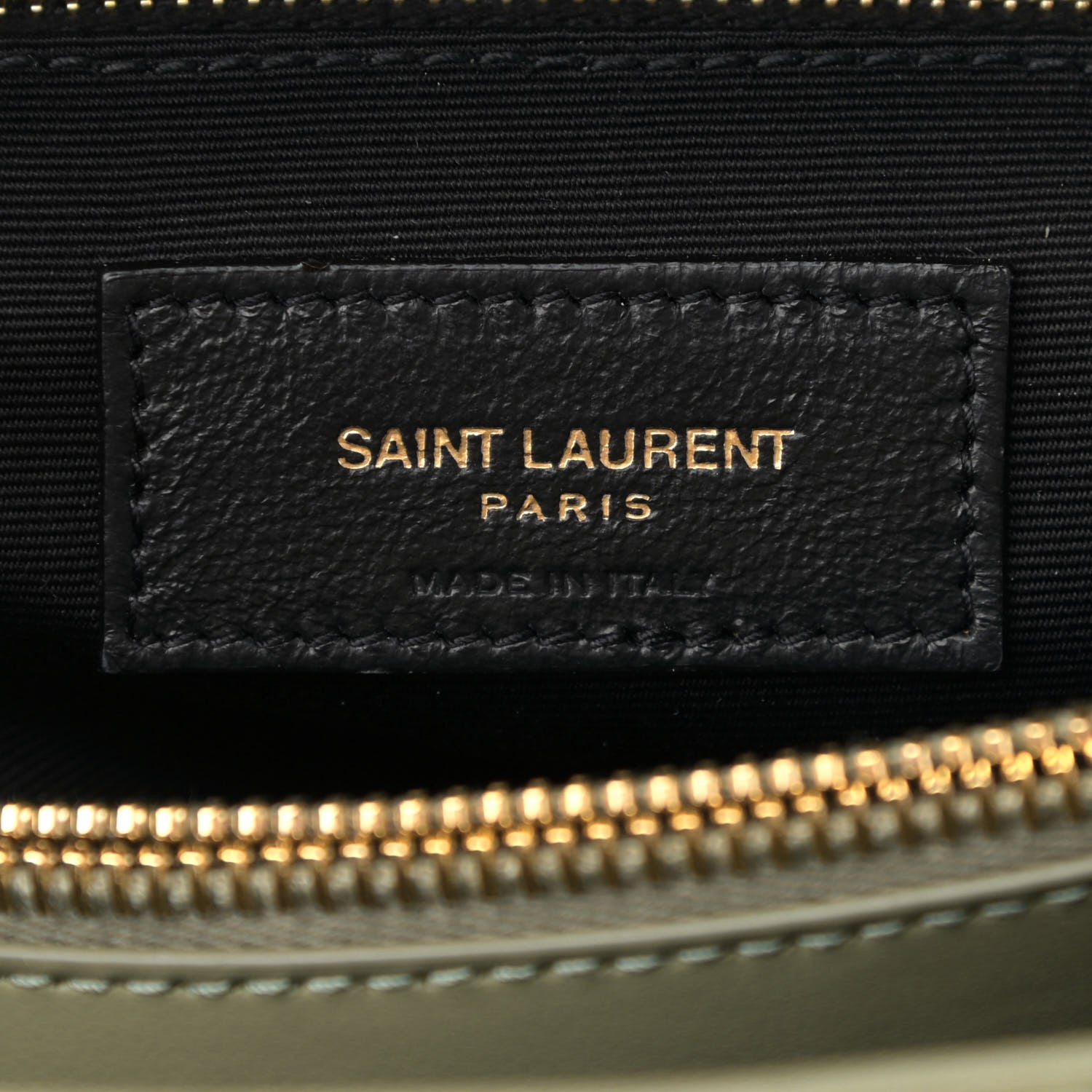 Saint Laurent Calfskin Y Quilted Monogram Medium Loulou Chain Satchel Light Sage 5 of 10