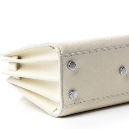 Saint Laurent Grained Calfskin Nano Sac de Jour Dove White 6 of 9