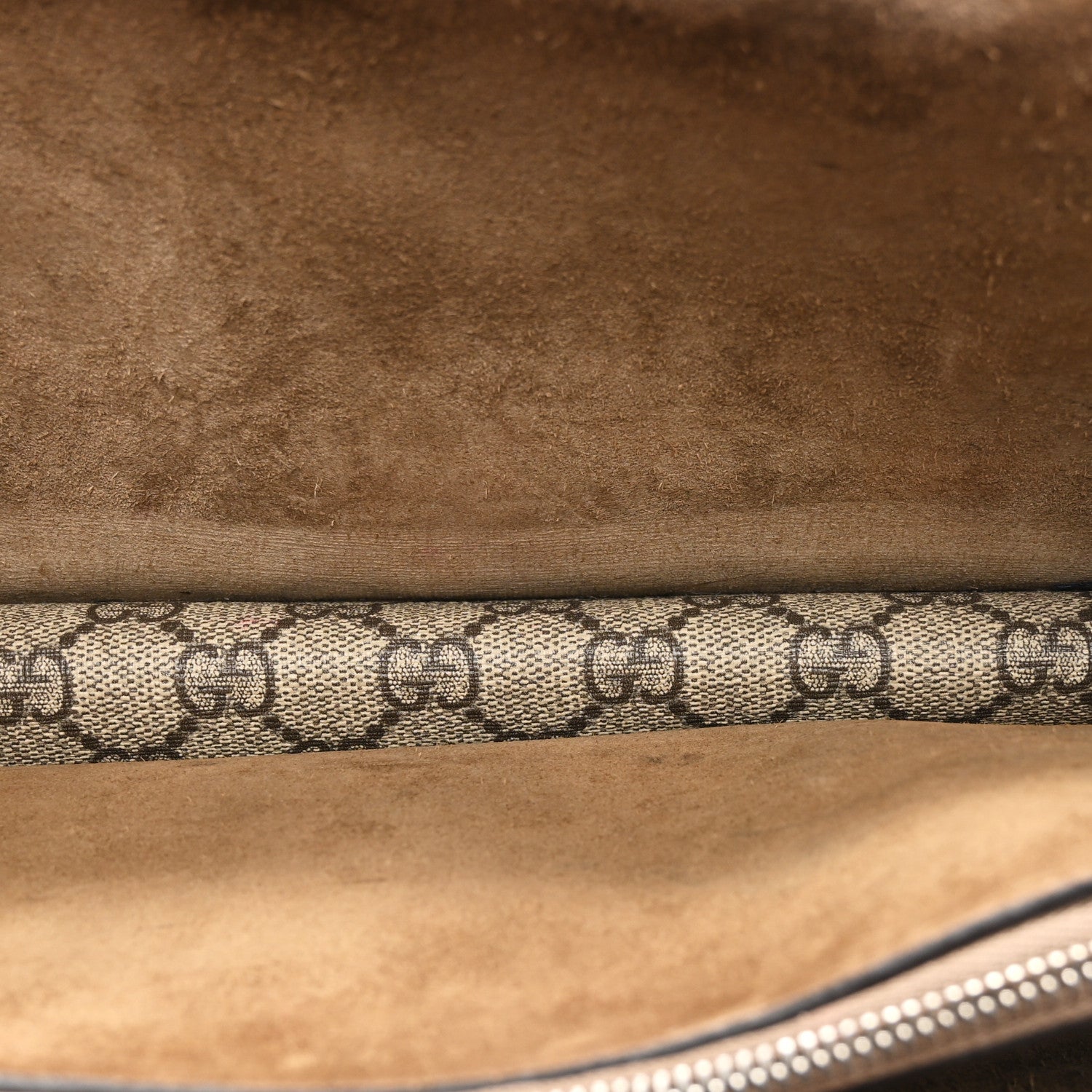 Gucci GG Supreme Monogram Small Dionysus Shoulder Bag Taupe 5 of 14
