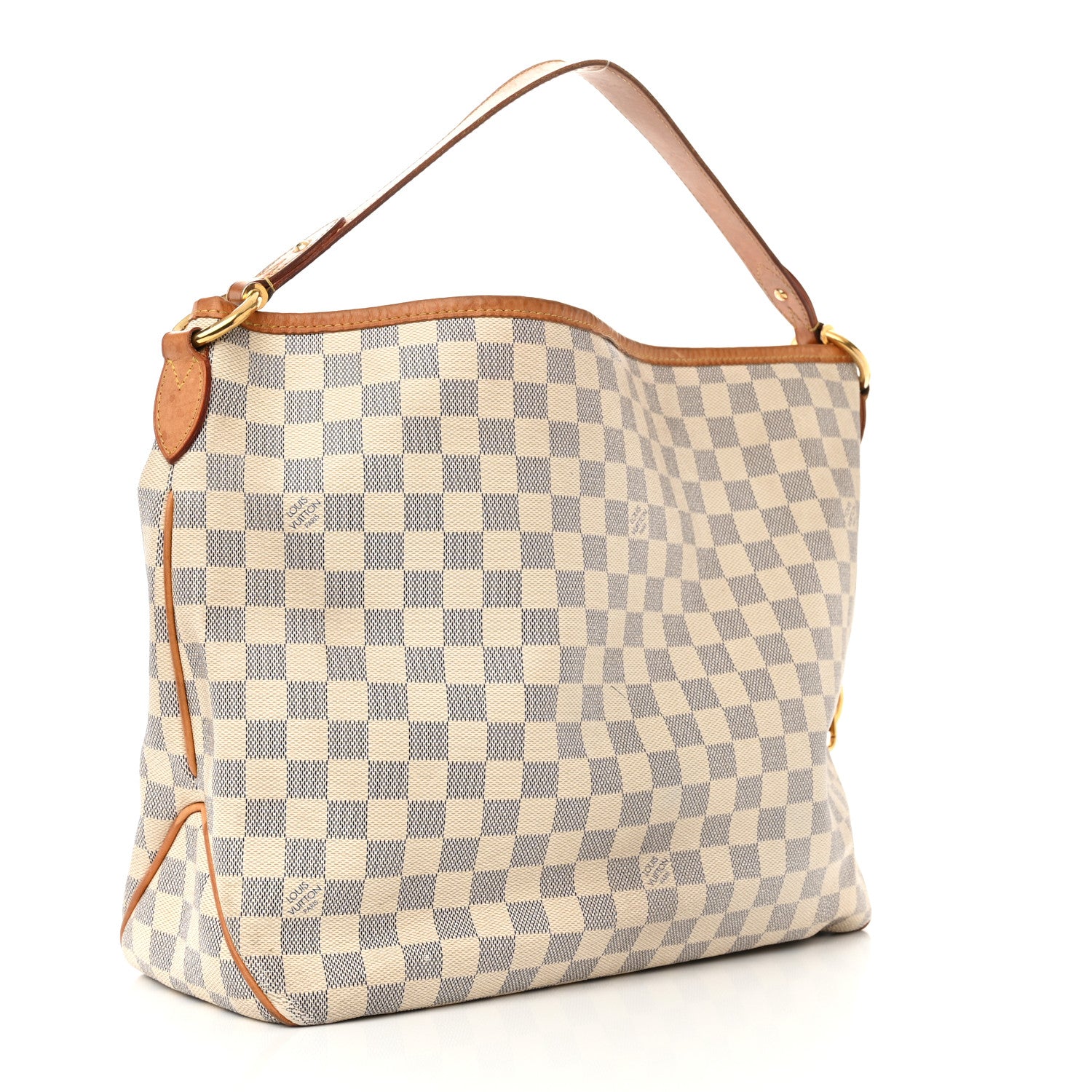 Louis Vuitton Damier Azur Delightful MM Pink 3 of 14