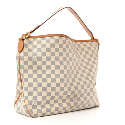 Louis Vuitton Damier Azur Delightful MM Pink 3 of 14
