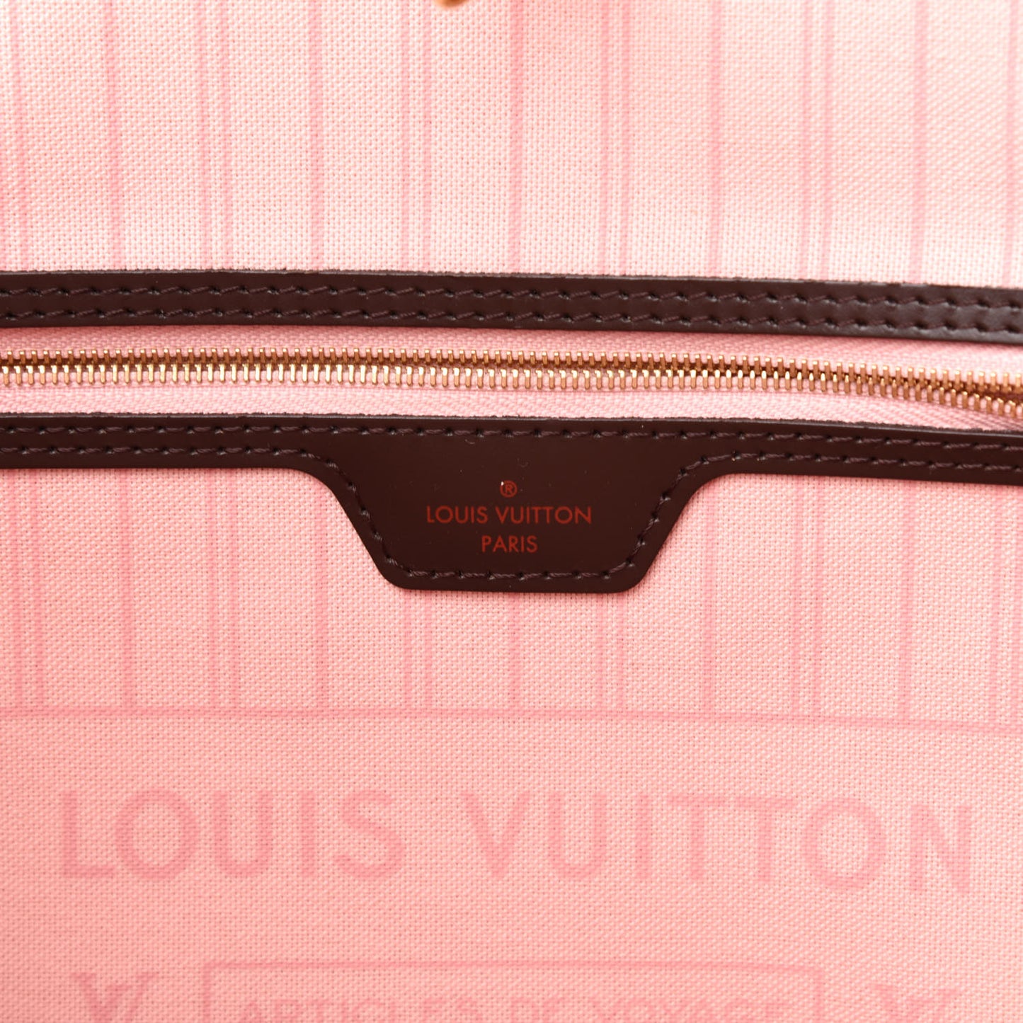 Damier Ebene Neo Neverfull MM Rose Ballerine
