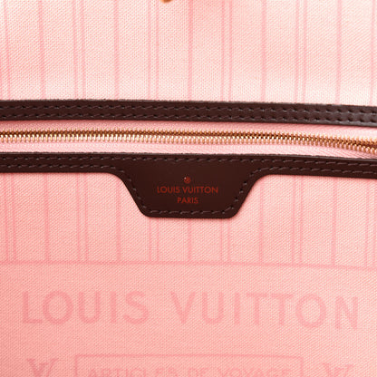Louis Vuitton Damier Ebene Neo Neverfull MM Rose Ballerine 6 of 13