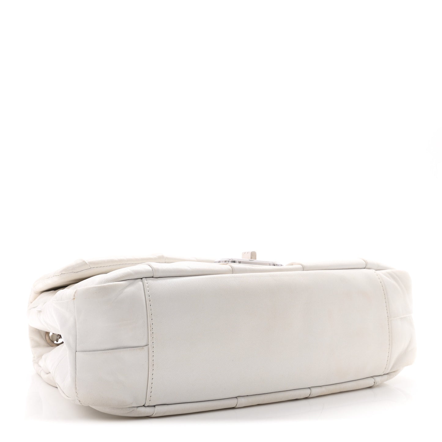 Lambskin Igloo Single Flap White