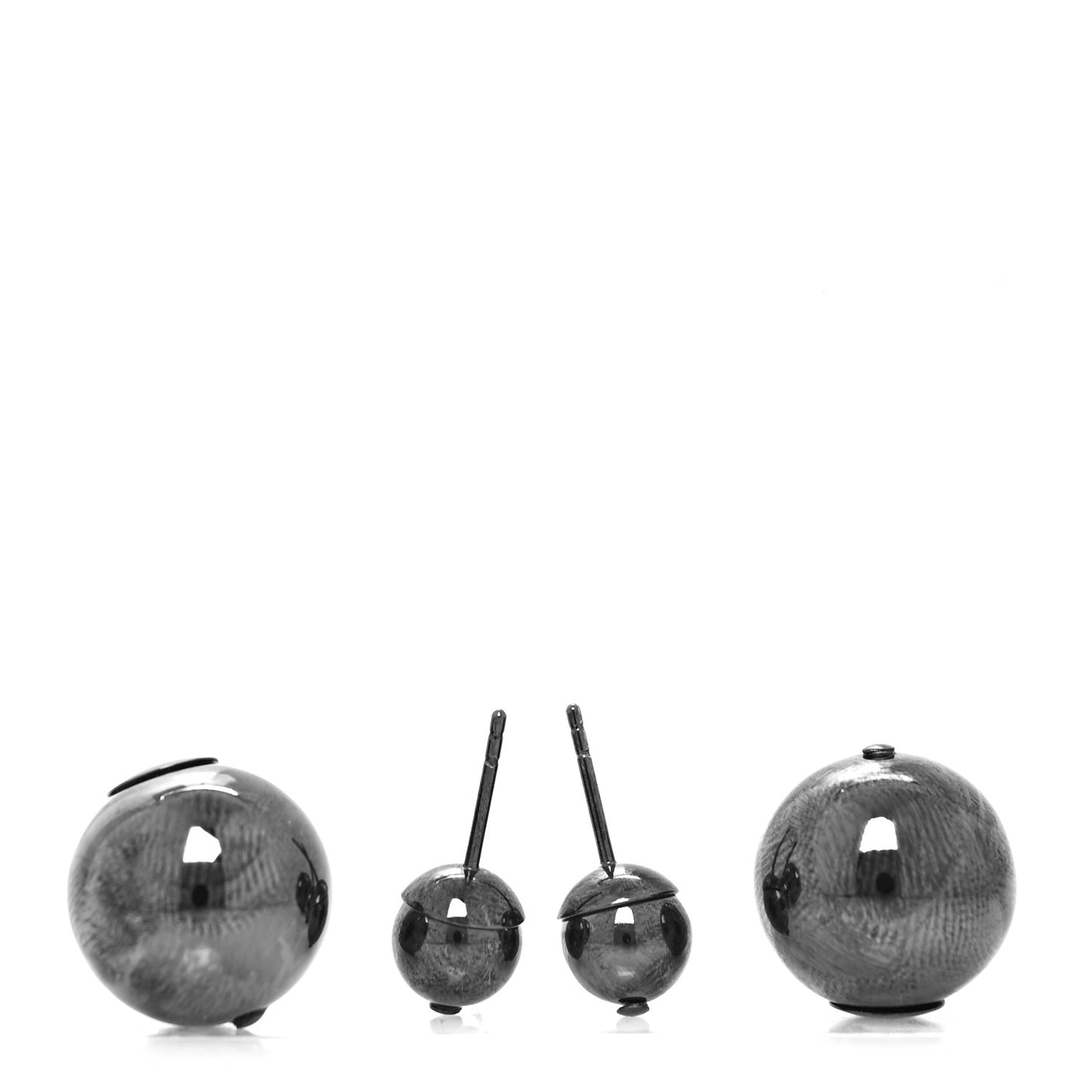 Mise En Dior Tribal Earrings Grey