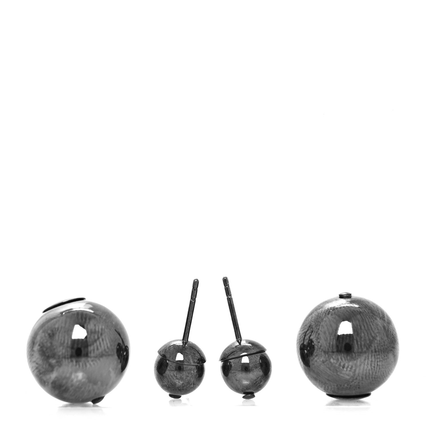 Christian Dior Mise En Dior Tribal Earrings Grey 3 of 4