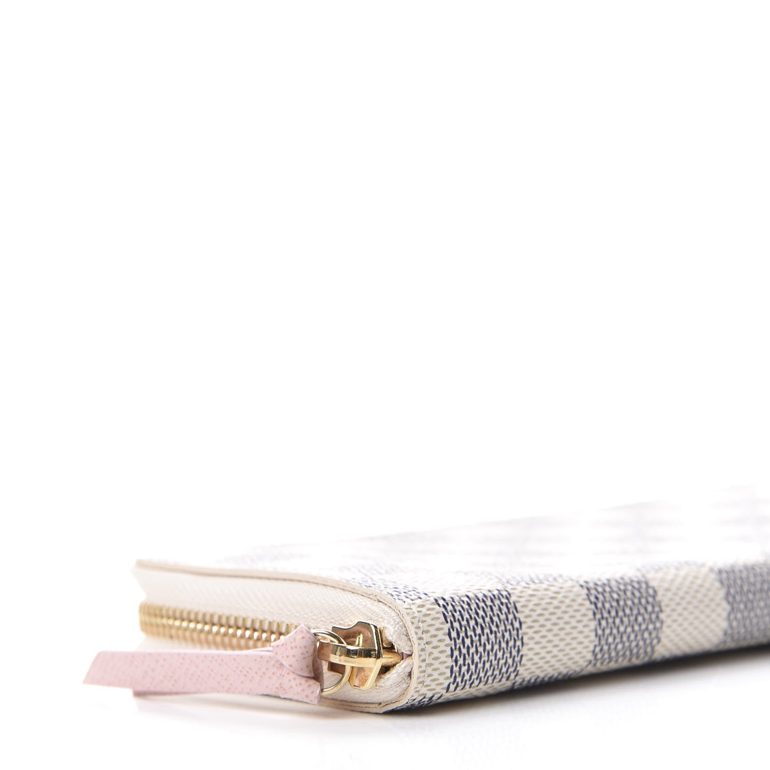 Louis Vuitton Damier Azur Clemence Wallet Rose Ballerine 6 of 8