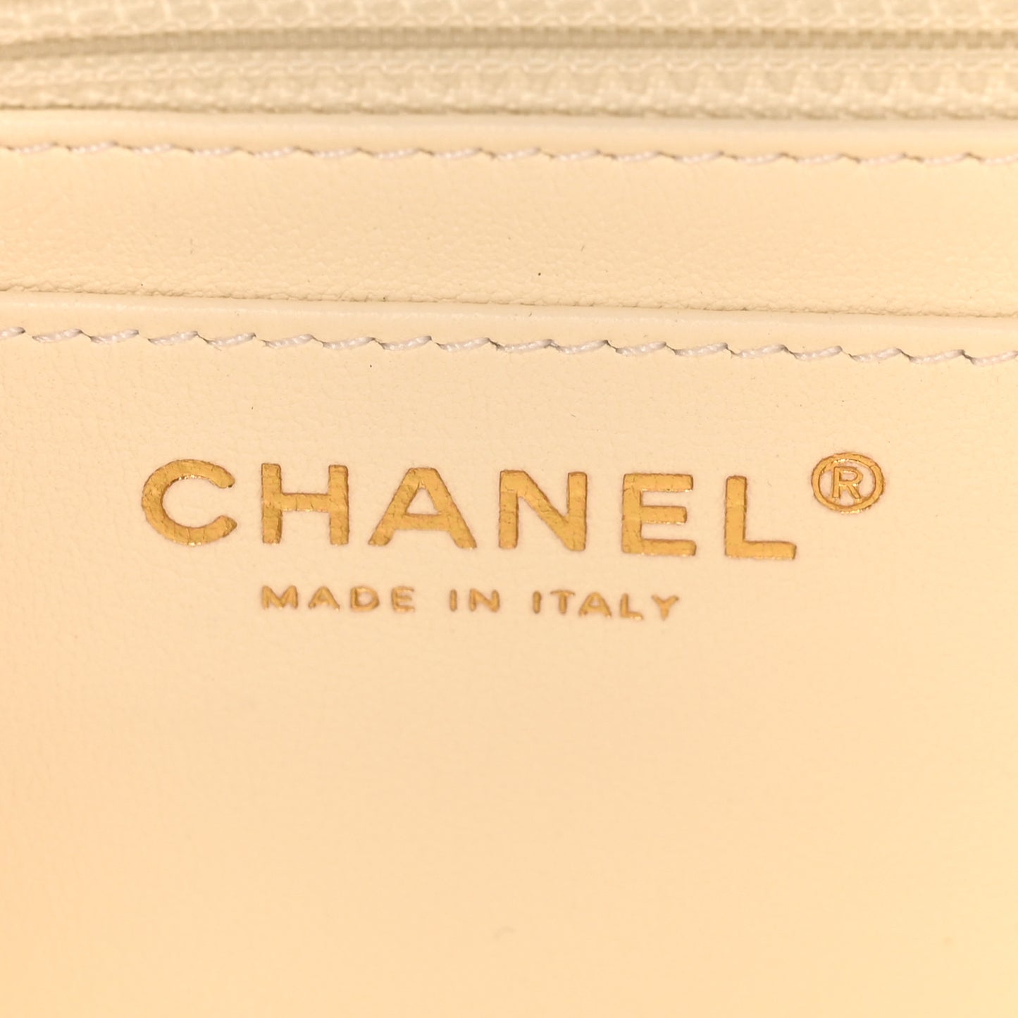 Aged Calfskin Quilted 2.55 Reissue Mini Flap White