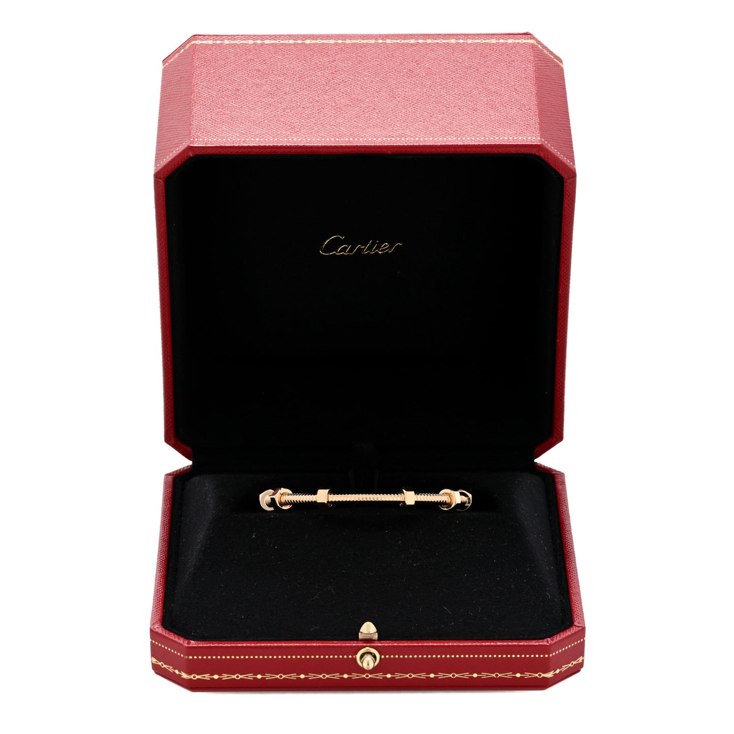 18K Pink Gold Ecrou de Cartier Bracelet 15