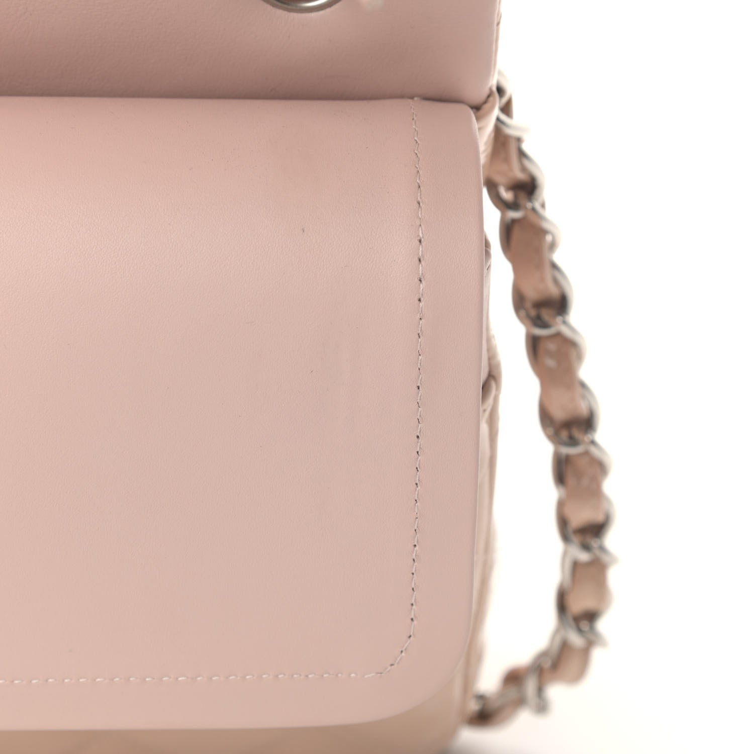 Chanel Patent Quilted Jumbo Double Flap Light Pink 5 of 5