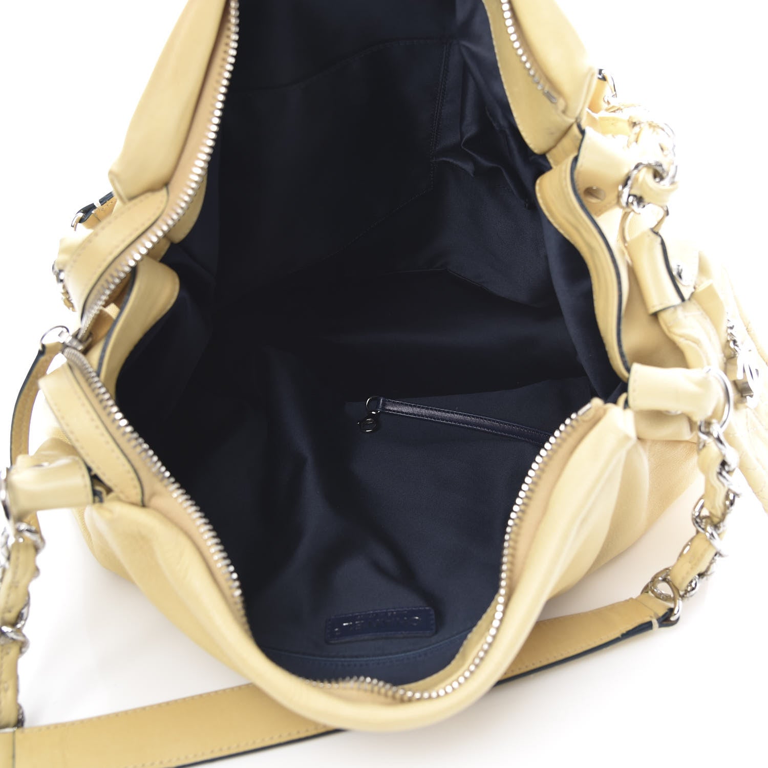 Chanel Lambskin Large Edgy Hobo Beige 5 of 15