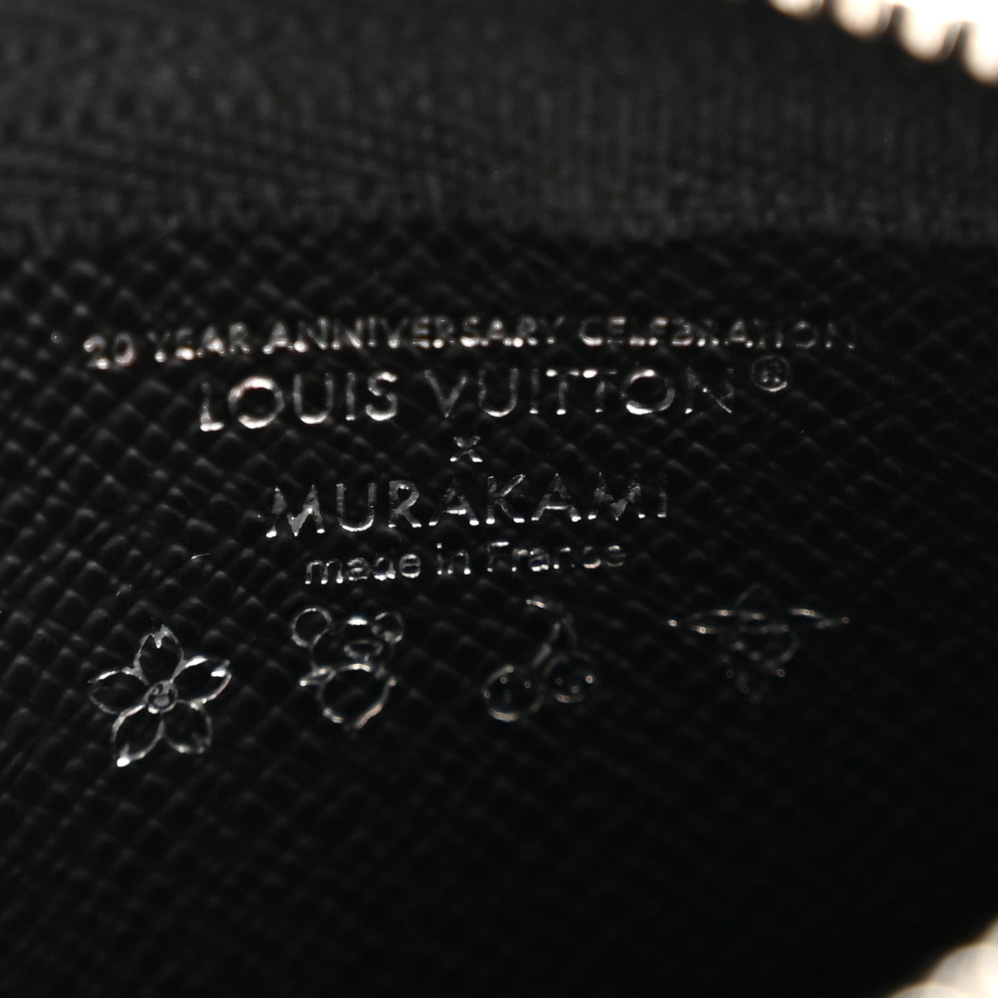 LV X TM Monogram Multicolor Key Pouch Black