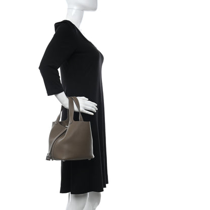 Hermes Taurillon Clemence Picotin Lock 18 PM Etoupe 2 of 11