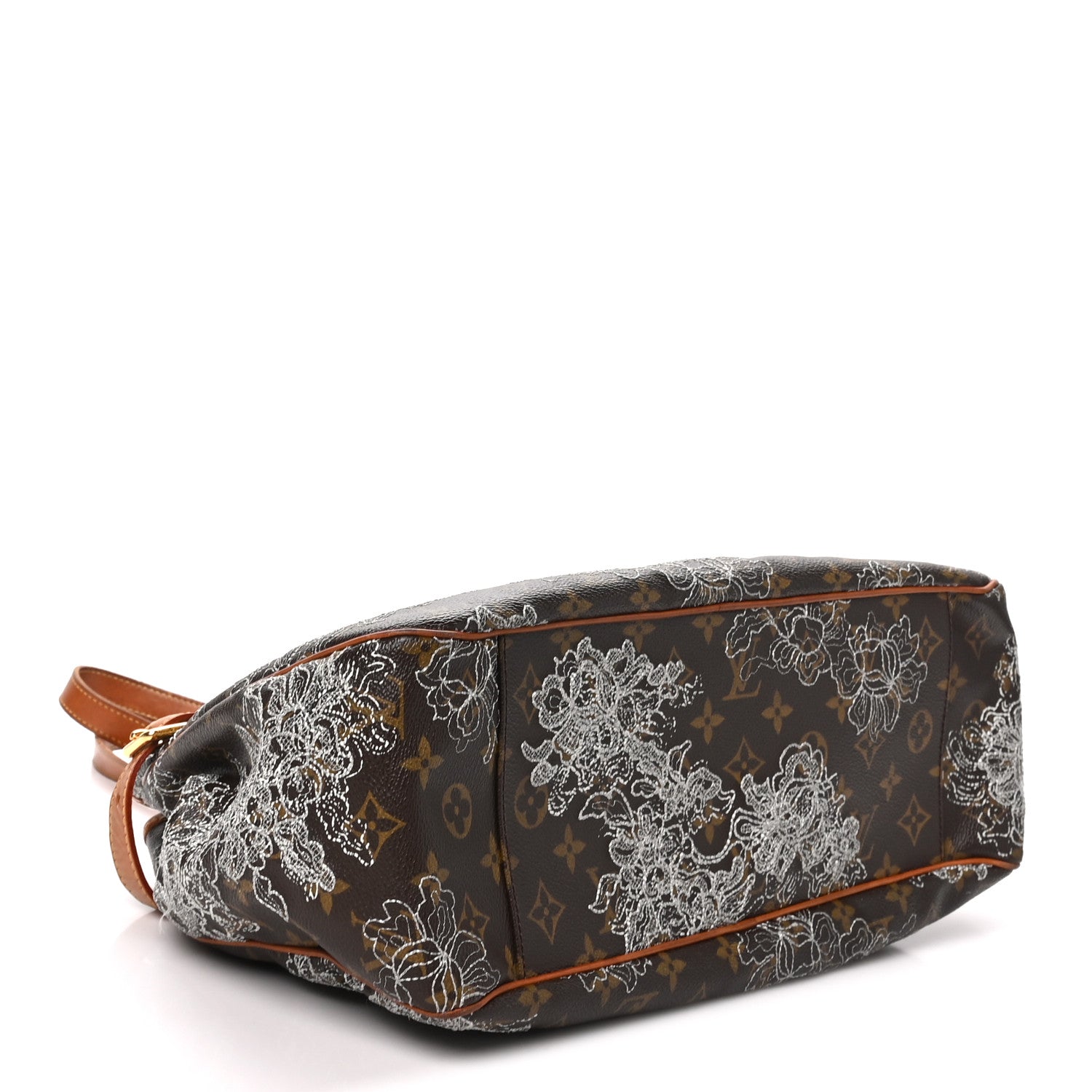 Louis Vuitton Monogram Dentelle Batignolles Horizontal Silver 3 of 8