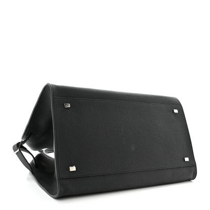 The Row Matte Grained Calfskin Soft Margaux 15 Black 4 of 9