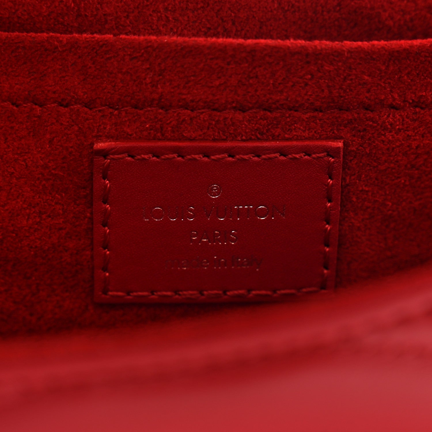 Louis Vuitton Calfskin New Wave Chain PM Scarlet 7 of 11