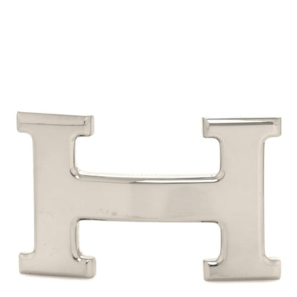 Hermes Polished Palladium 32mm H Belt Buckle Silver 1 of 4