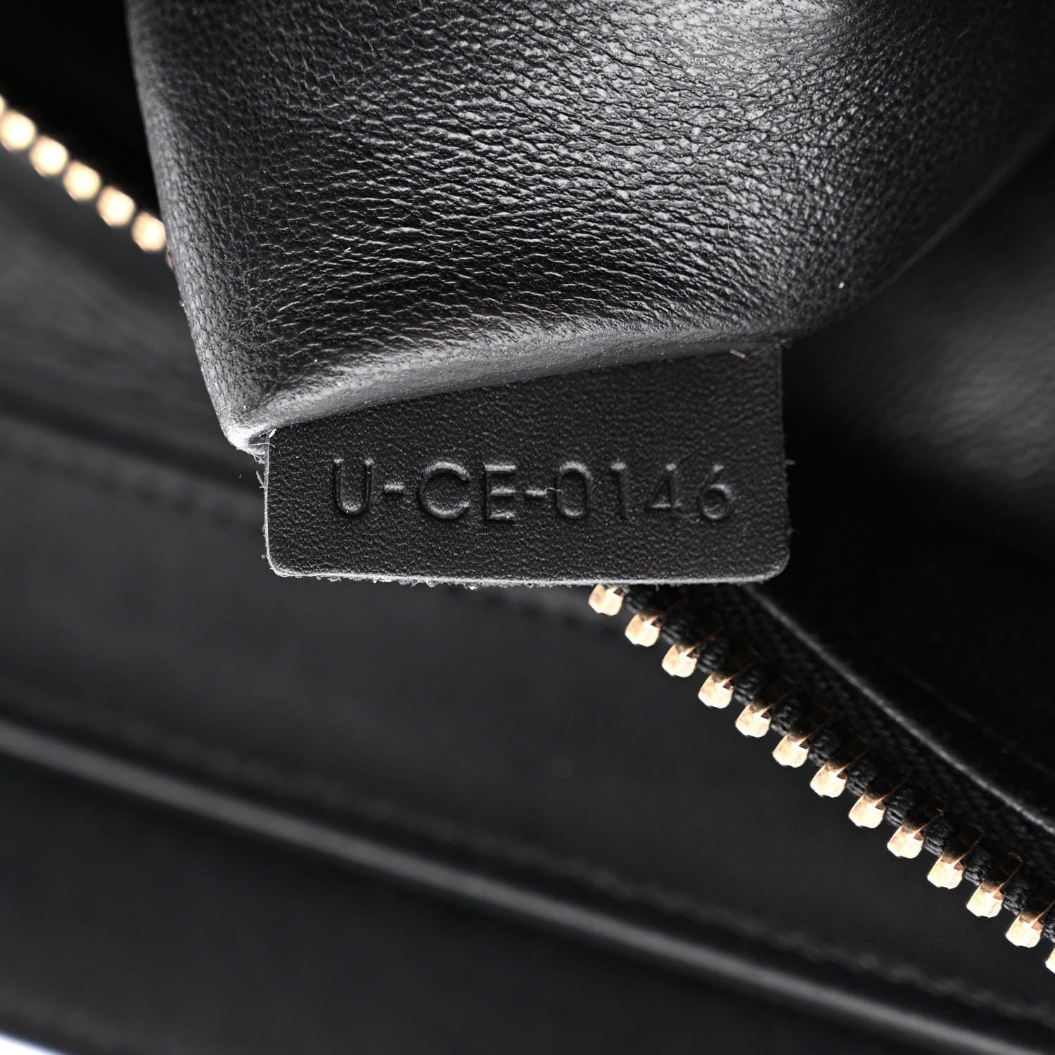 Celine Bullhide Calfskin Micro Bi-Color Luggage Black White 7 of 10