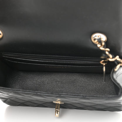 Chanel Lambskin Quilted Mini Rectangular Flap Black 5 of 9