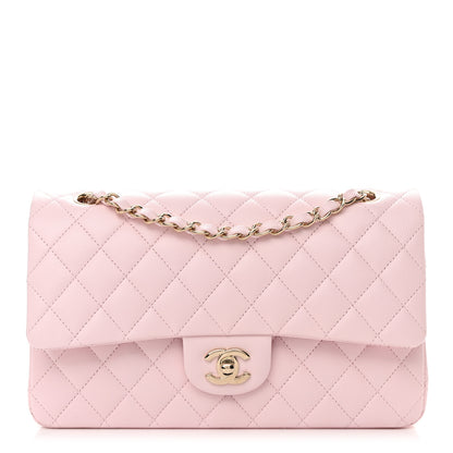 Chanel Caviar Quilted Medium Double Flap Light Pink 1 of 11