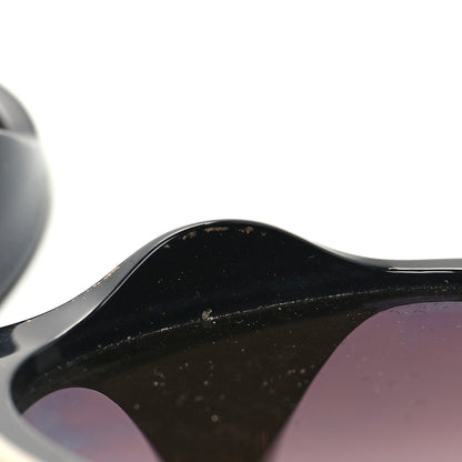 Chanel Acetate CC Butterfly Sunglasses 5414-A Black Beige 8 of 9