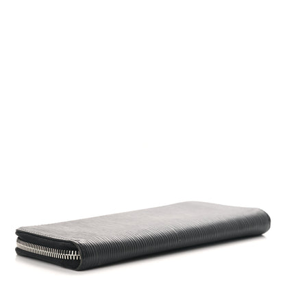 Louis Vuitton Epi Zippy Vertical Wallet Black 5 of 10