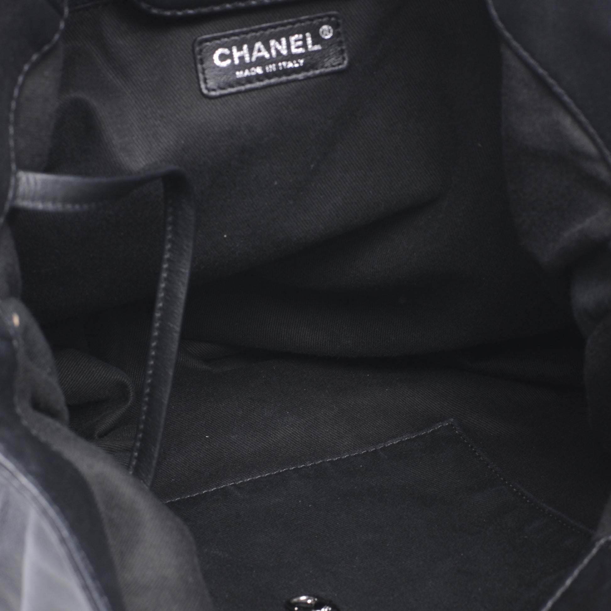 Chanel Calfskin Expandable Large Messenger Black 8 of 9