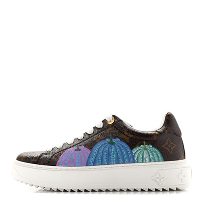 Louis Vuitton LV X YK Monogram Pumpkin Time Out Sneakers 36.5 1 of 10