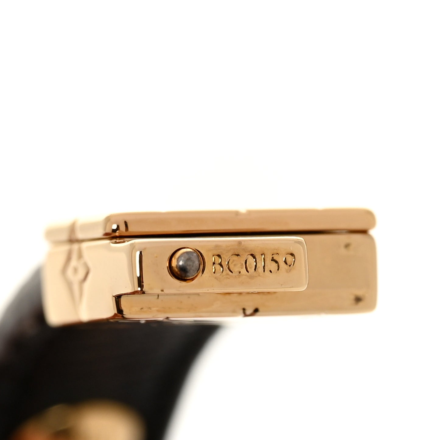 Monogram LV Crown Reversible Bracelet 17 Black