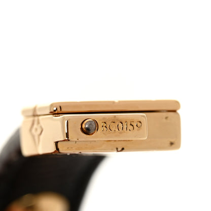 Louis Vuitton Monogram LV Crown Reversible Bracelet 17 Black 5 of 8