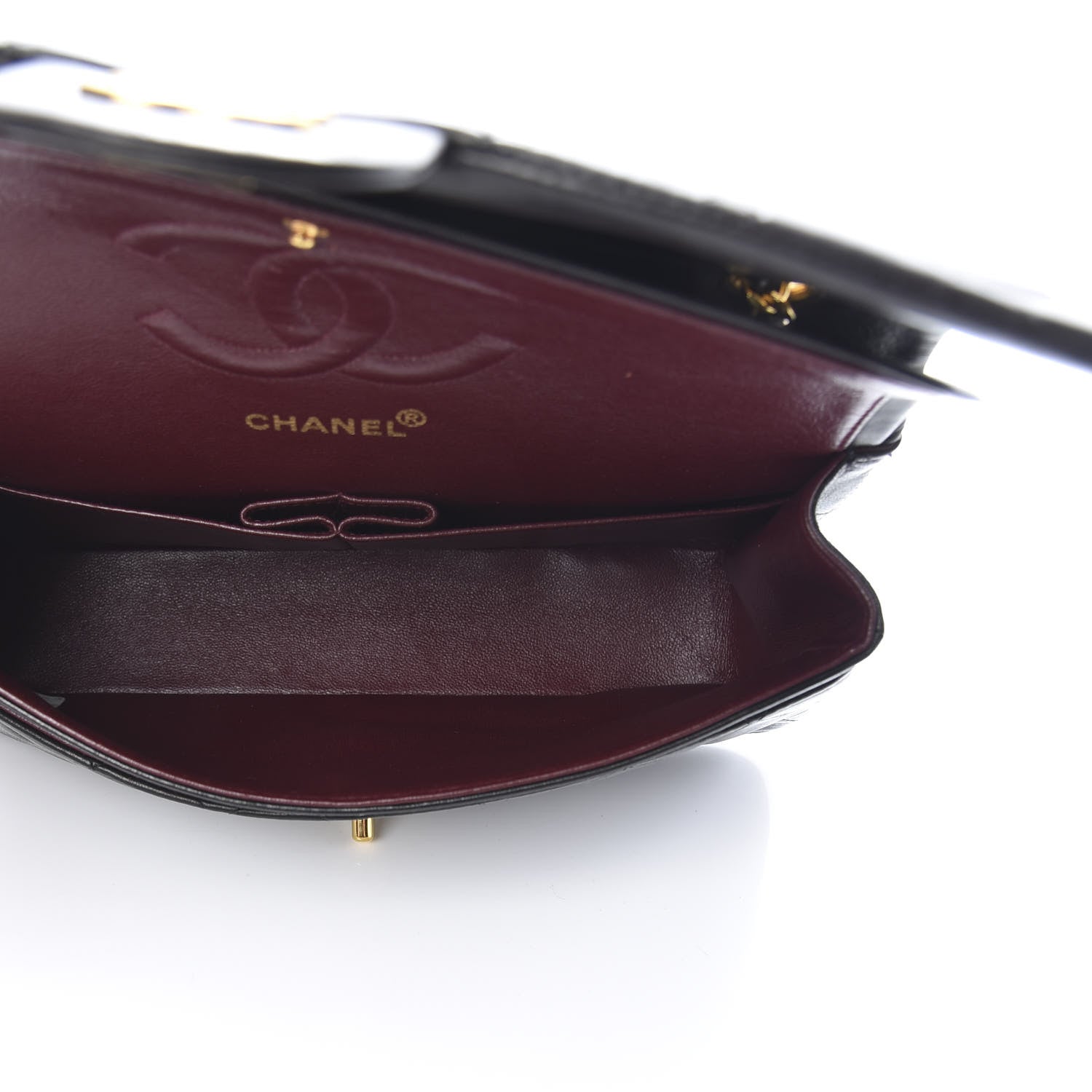 Chanel Lambskin Quilted Medium Double Flap Black 5 of 16