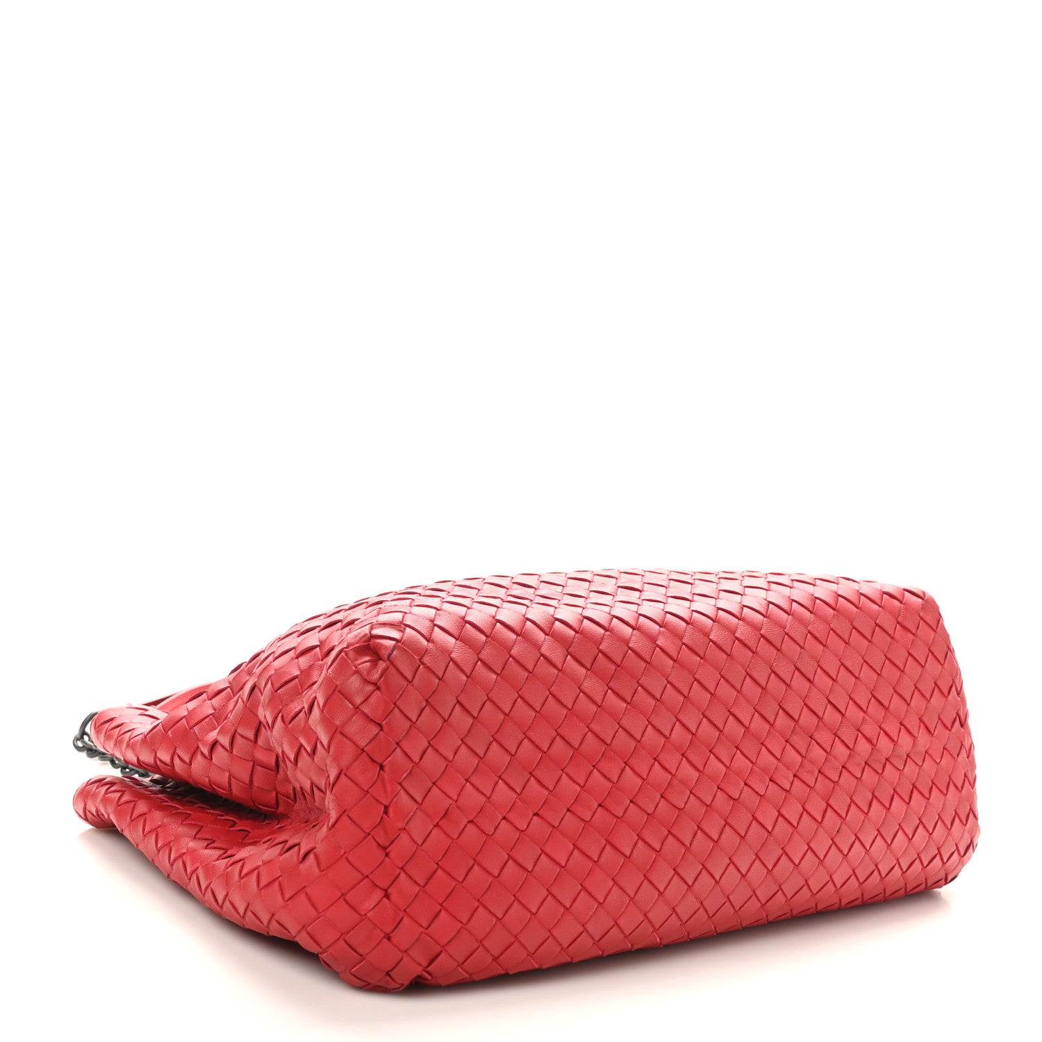 Bottega Veneta Nappa Intrecciato Medium Tote  Red 4 of 10