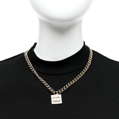 Chanel Metal Crystal CC Choker Gold 2 of 5