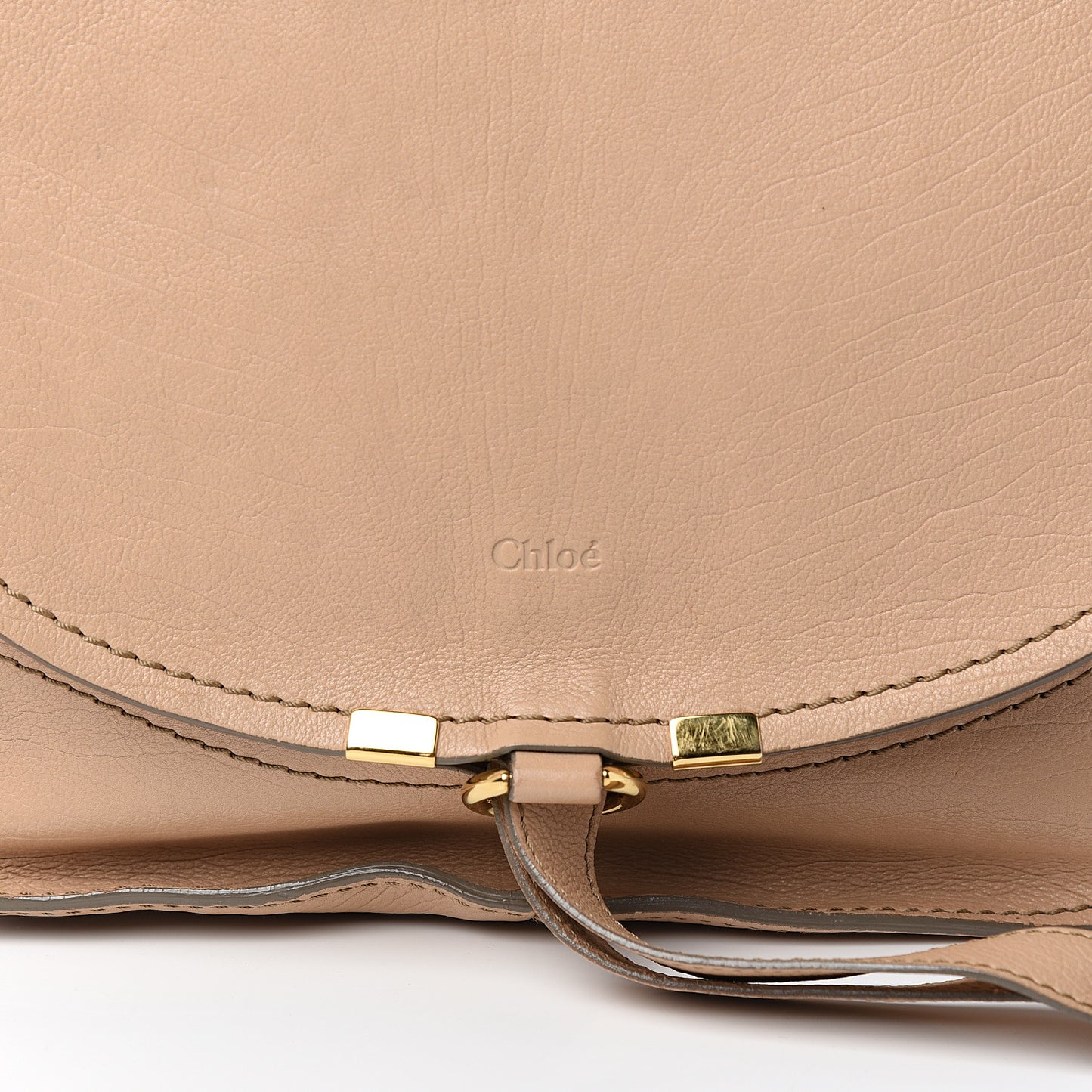 Calfskin Medium Marcie Nude Hobo Blondie Beige