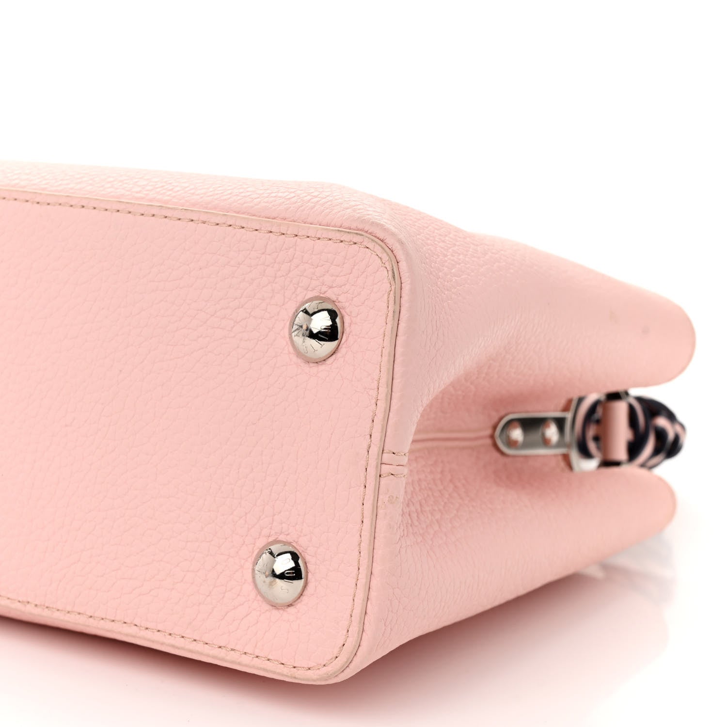 Louis Vuitton Taurillon Braided Capucines MM Light Pink 9 of 9