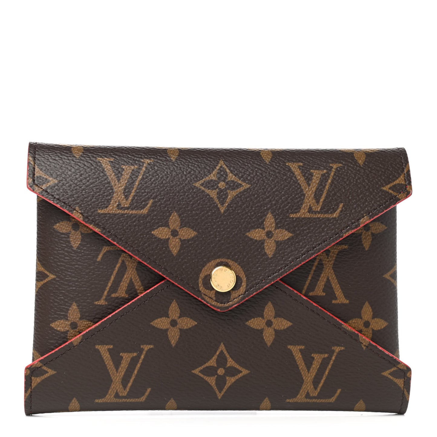 Monogram Medium Kirigami Pochette Insert Coquelicot