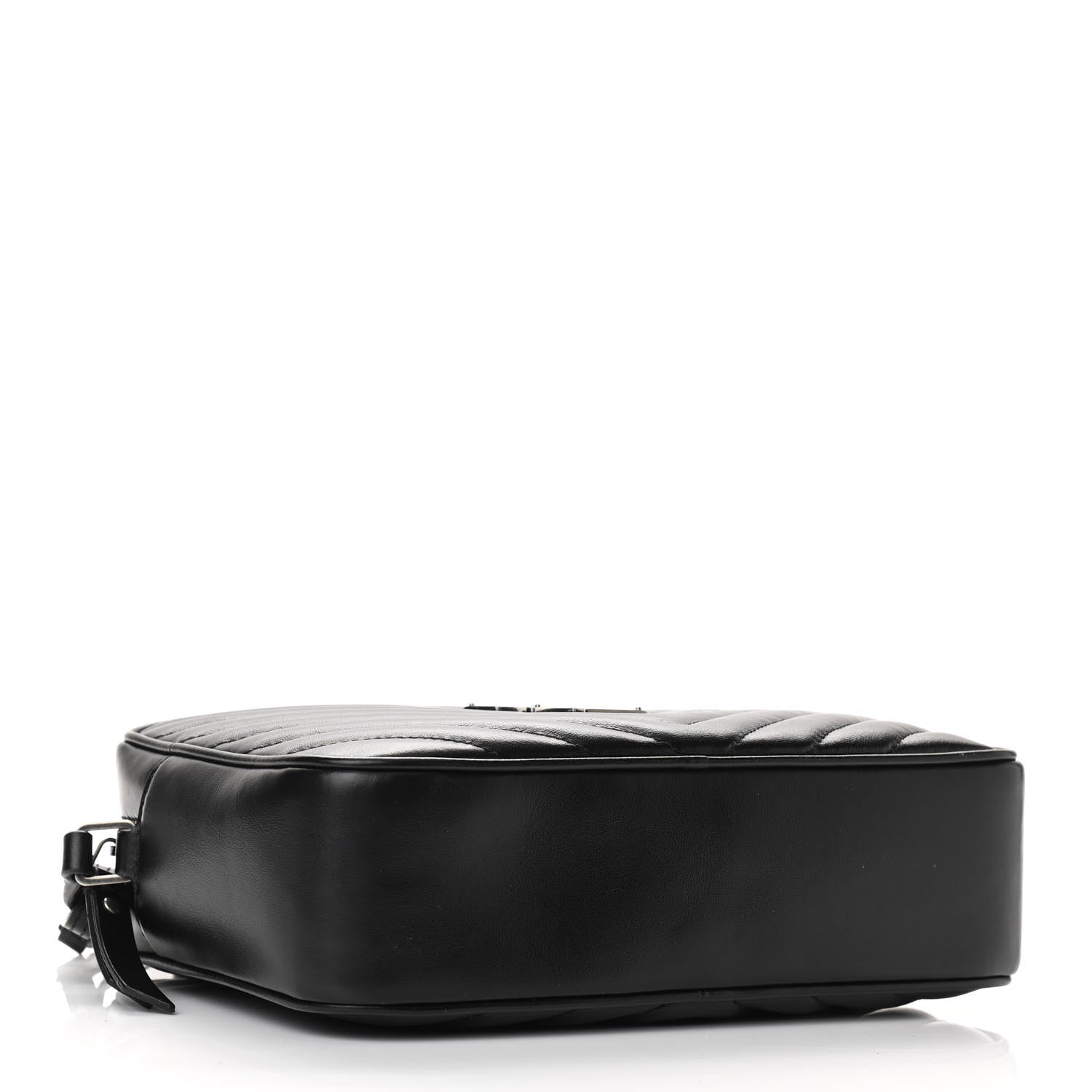Saint Laurent Calfskin Matelasse Monogram Lou Camera Bag Black 4 of 9