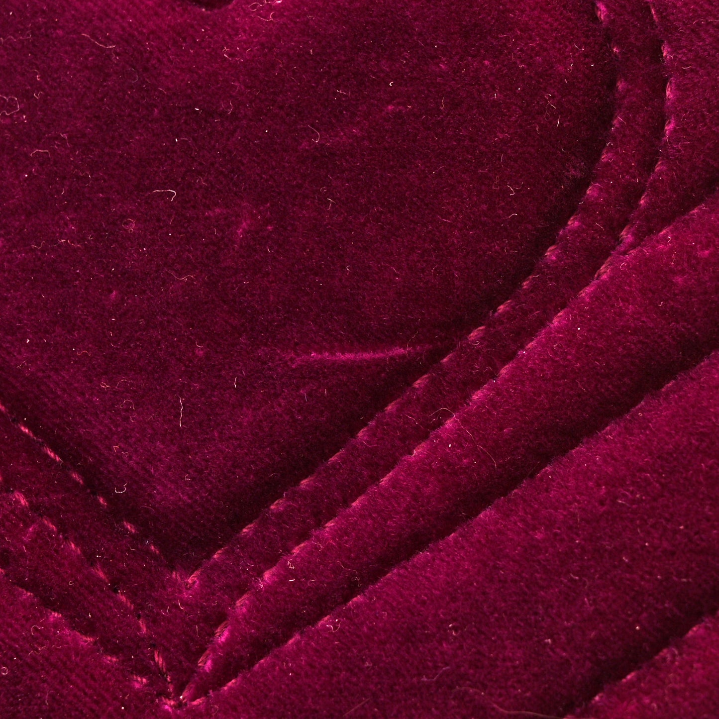Velvet Matelasse Mini GG Marmont Shoulder Bag Fuchsia Violet Cyclamen
