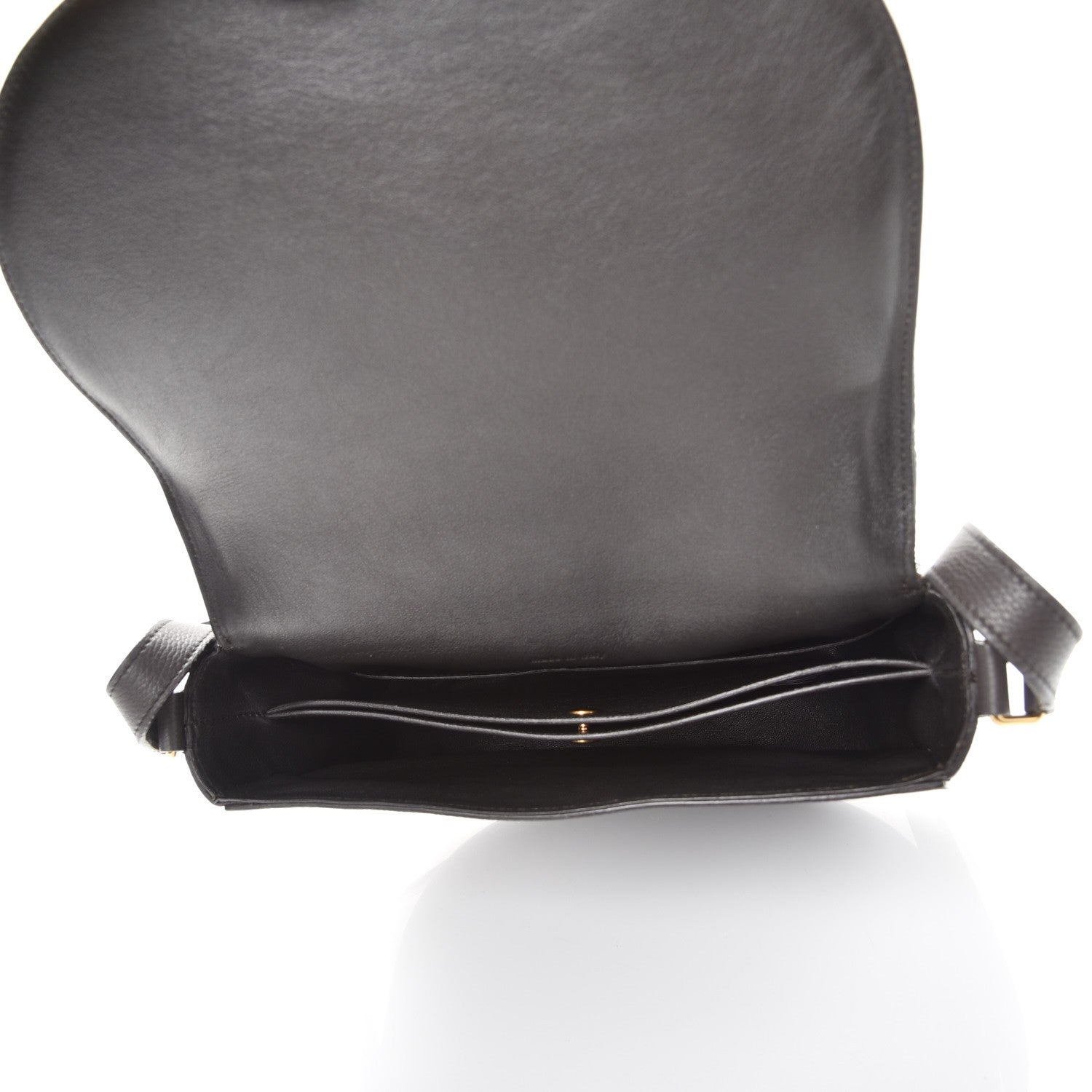 Celine Grained Calfskin Medium Trotteur Dark Taupe 5 of 10