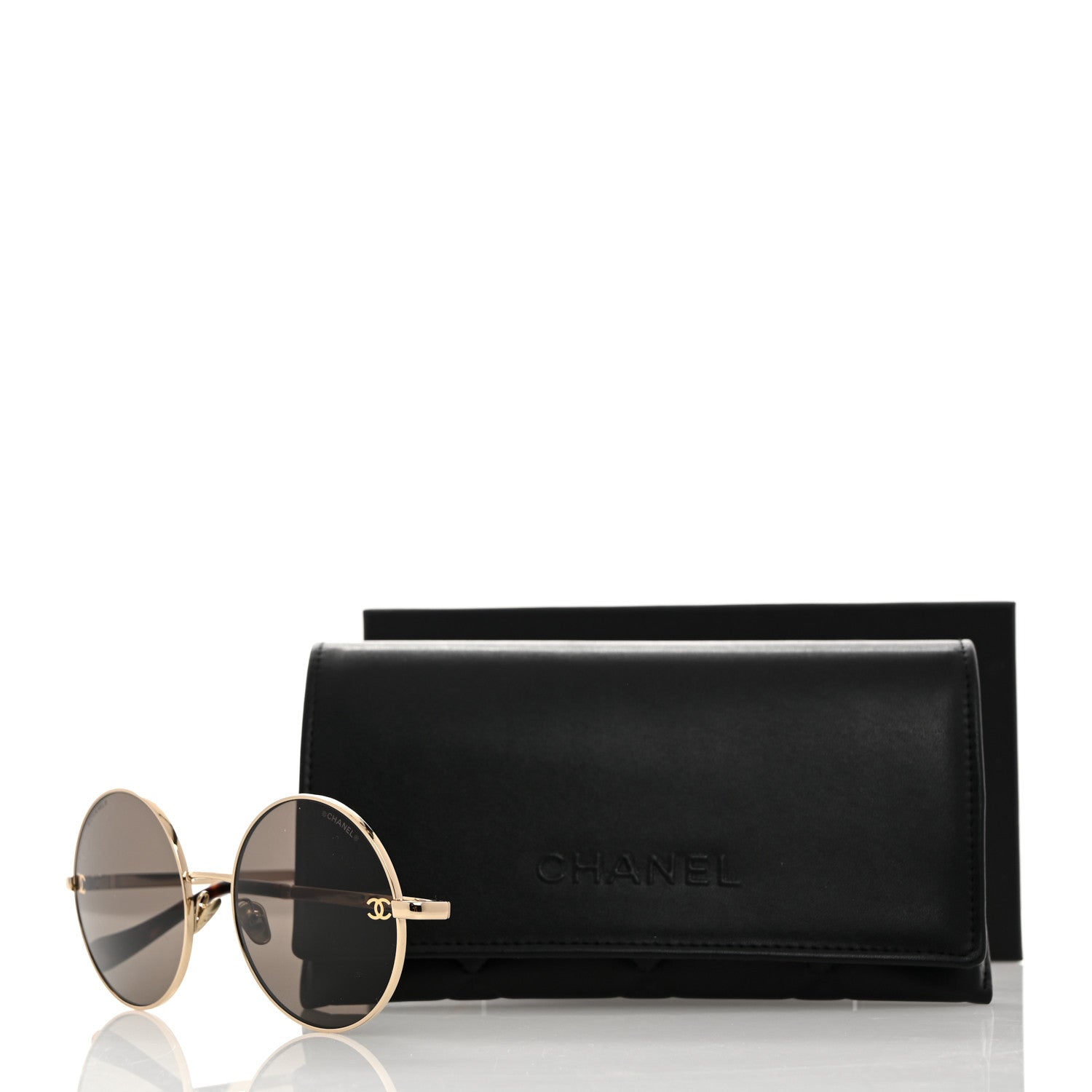 Chanel Round Sunglasses 4268 Gold 8 of 8