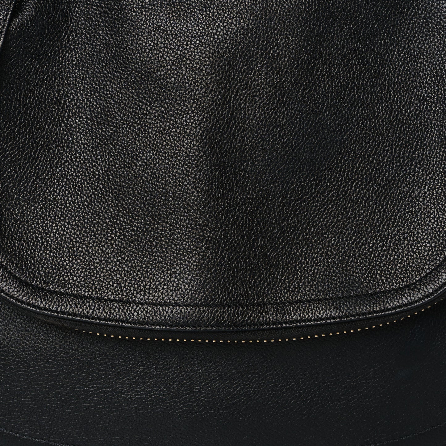 Grained Calfskin Large Jennifer Crossbody Bag Black